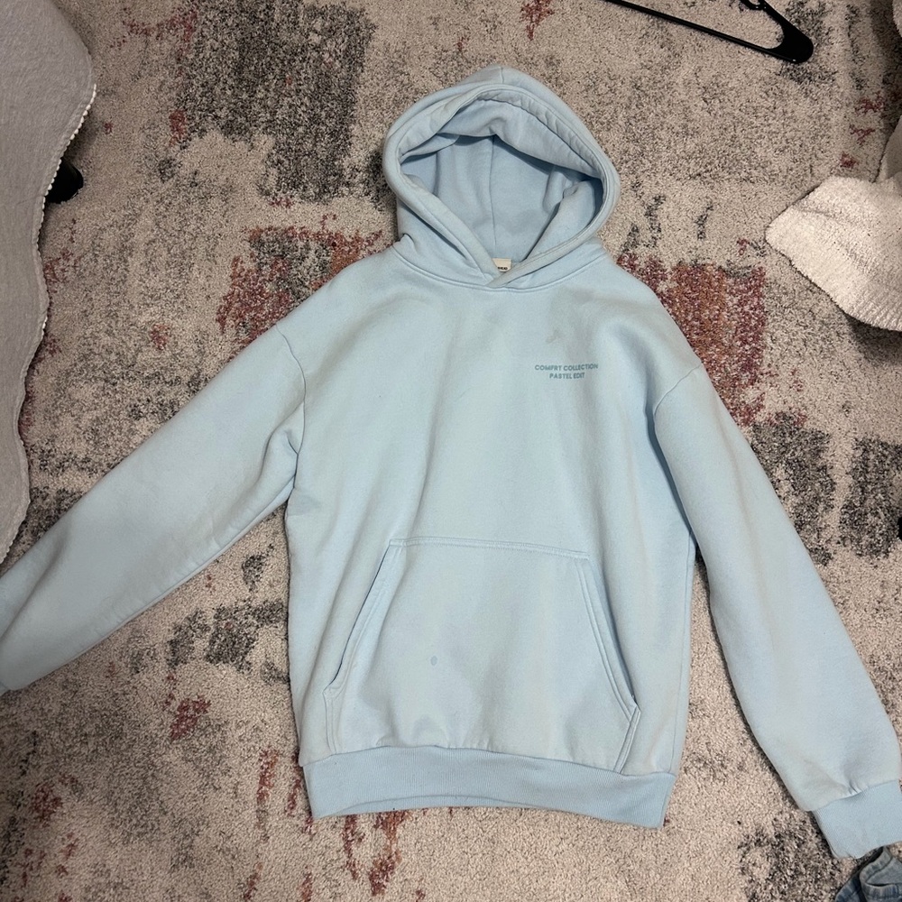 Light Blue Hoodie for Men